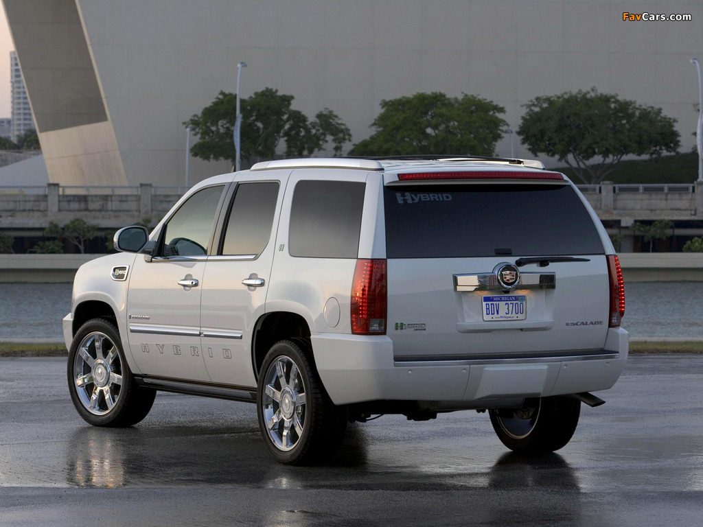 Pictures of Cadillac Escalade Hybrid 2009 (1024 x 768)