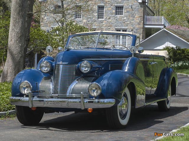 Cadillac Fleetwood Seventy-Five Convertible Sedan (7529) 1939 wallpapers (640 x 480)