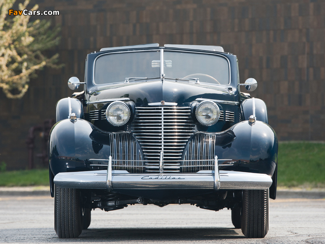 Cadillac Fleetwood Seventy-Five Convertible Coupe (7567) 1940 wallpapers (640 x 480)