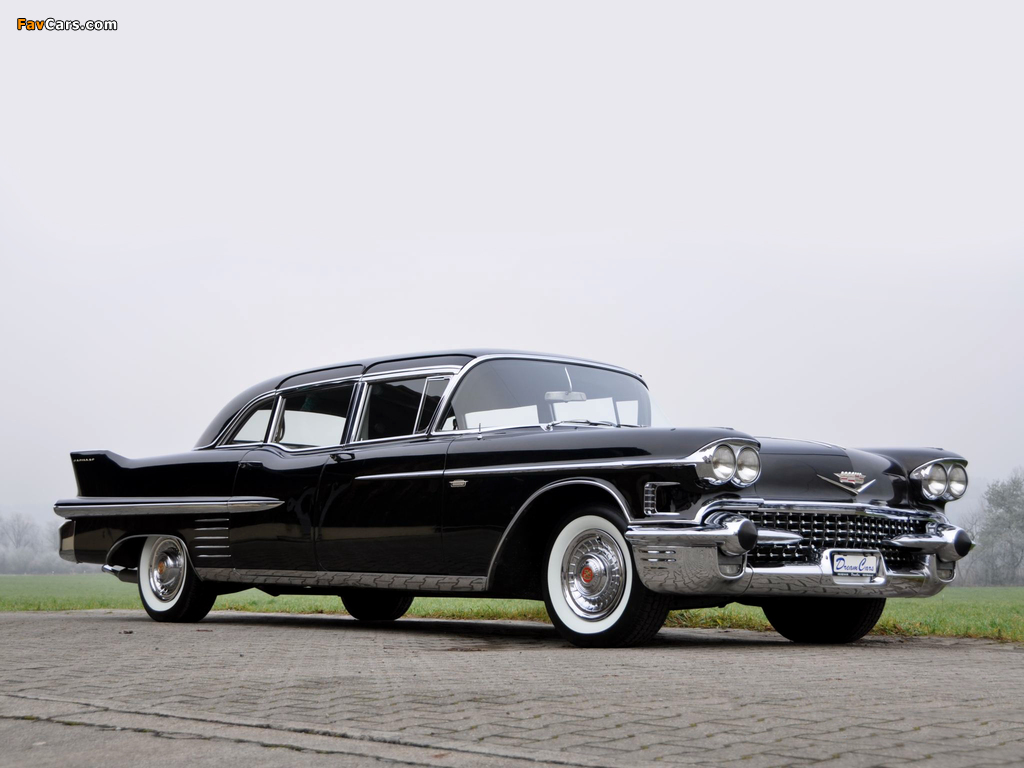 Cadillac Fleetwood Seventy-Five Limousine 1958 wallpapers (1024 x 768)