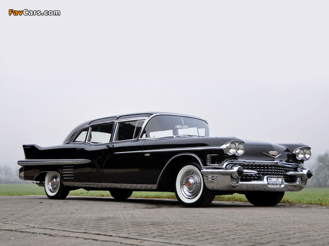 Cadillac Fleetwood Seventy-Five Limousine 1958 wallpapers (640 x 480)