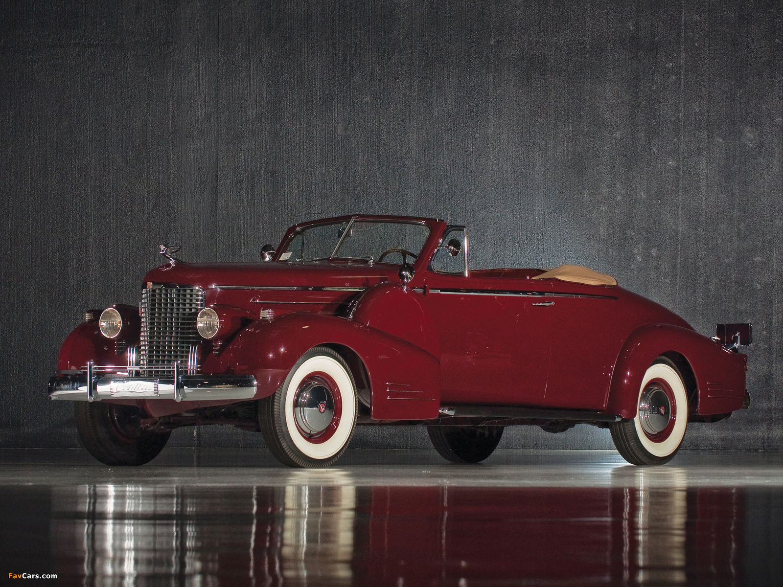 Photos of Cadillac V16 Convertible Coupe by Fleetwood (38-9067) 1938 (1600 x 1200)