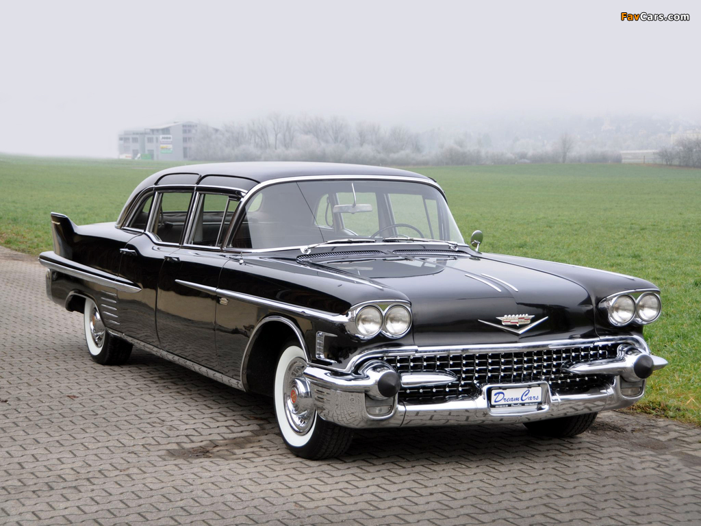 Pictures of Cadillac Fleetwood Seventy-Five Limousine 1958 (1024 x 768)