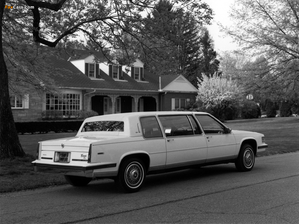 Pictures of Cadillac Fleetwood Concours Talisman Limousine by Eureka 1988 (1024 x 768)