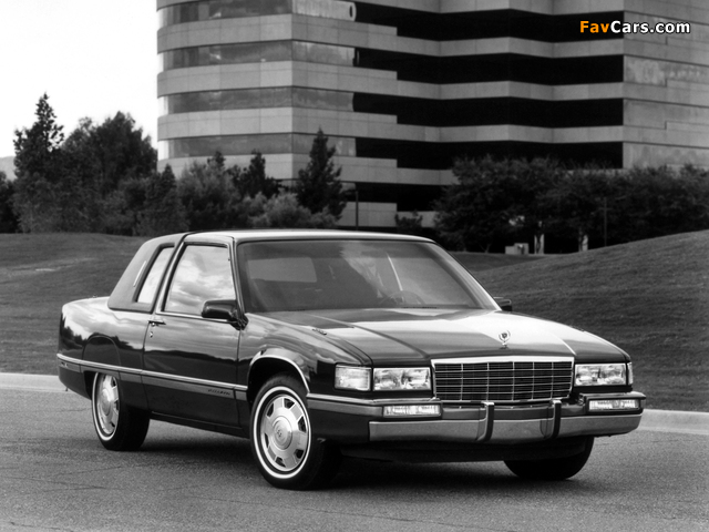 Pictures of Cadillac Fleetwood Coupe 1991–92 (640 x 480)