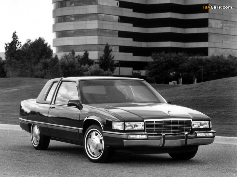Pictures of Cadillac Fleetwood Coupe 1991–92 (800 x 600)