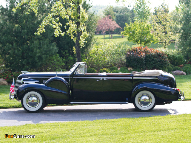 Cadillac Fleetwood Seventy-Five Convertible Sedan (40-7529) 1940 wallpapers (640 x 480)