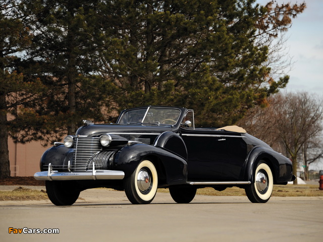 Cadillac Fleetwood Seventy-Five Convertible Coupe (7567) 1940 wallpapers (640 x 480)