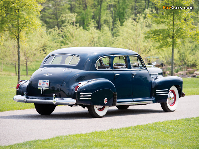 Cadillac Series 67 Touring Sedan by Fisher (41-6723) 1941 wallpapers (640 x 480)