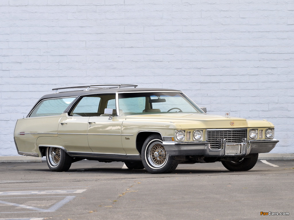 Cadillac Fleetwood Sixty Special Station Wagon by Detroit Sunroof 1972 wallpapers (1024 x 768)