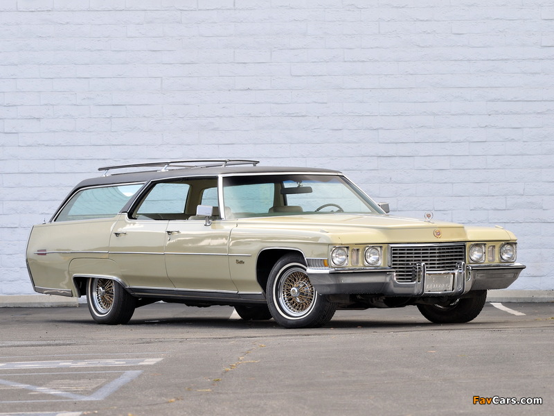 Cadillac Fleetwood Sixty Special Station Wagon by Detroit Sunroof 1972 wallpapers (800 x 600)