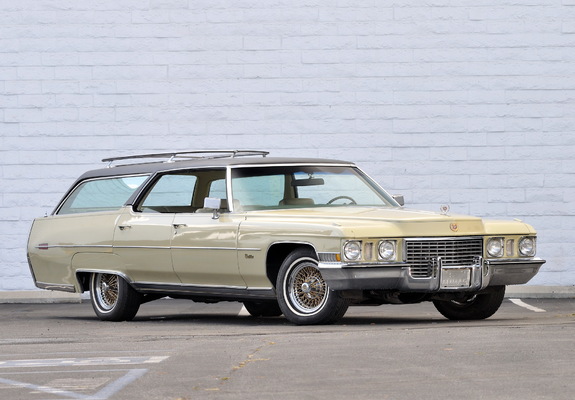 Cadillac Fleetwood Sixty Special Station Wagon by Detroit Sunroof 1972 wallpapers