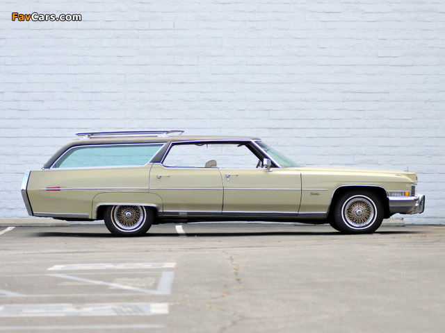 Pictures of Cadillac Fleetwood Sixty Special Station Wagon by Detroit Sunroof 1972 (640 x 480)