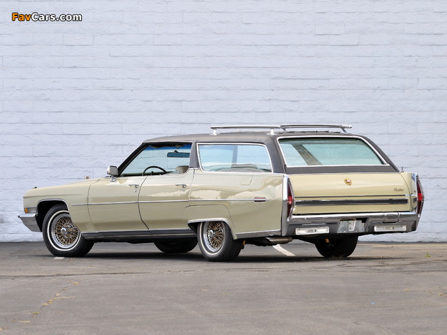 Pictures of Cadillac Fleetwood Sixty Special Station Wagon by Detroit Sunroof 1972 (640 x 480)