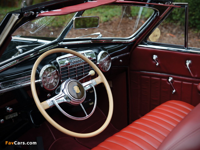 Cadillac Sixty-Two Convertible Coupe by Fleetwood 1941 pictures (640 x 480)