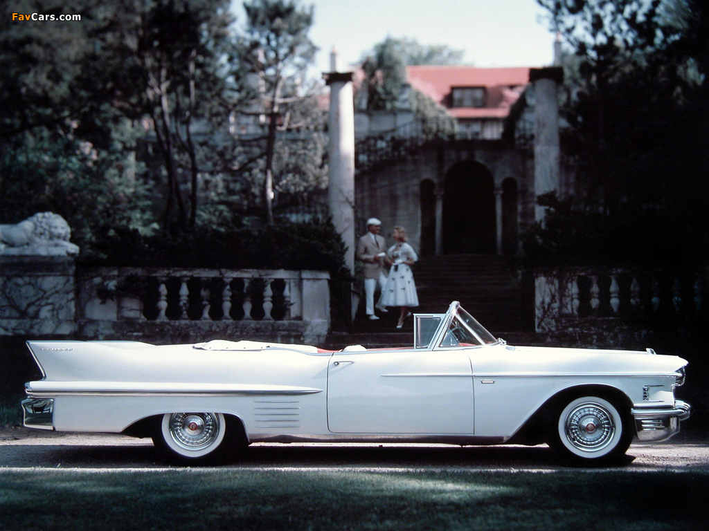 Cadillac Sixty-Two Convertible (6267X) 1958 wallpapers (1024 x 768)