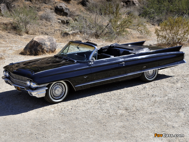 Cadillac Sixty-Two Convertible (6267) 1962 photos (640 x 480)