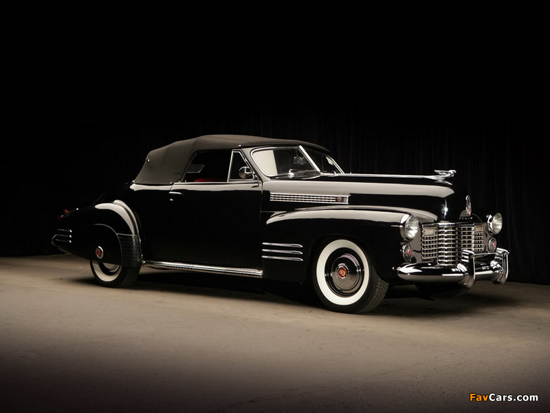Cadillac Sixty-Two Convertible Coupe by Fleetwood 1941 wallpapers (800 x 600)