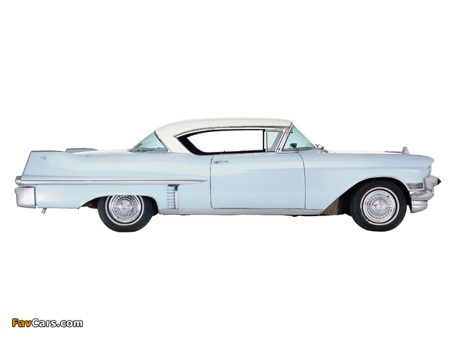 Cadillac Sixty-Two 2-door Hardtop 1957 images (640 x 480)