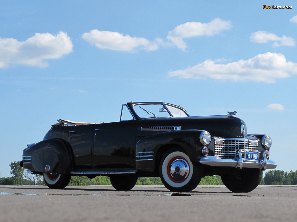 Pictures of Cadillac Sixty-Two Convertible Sedan 1941 (1024 x 768)