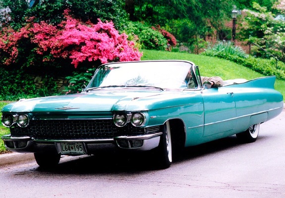 Photo Vintage Cadillac Sixty-Two Convertible 1960 – Tirage A.016622