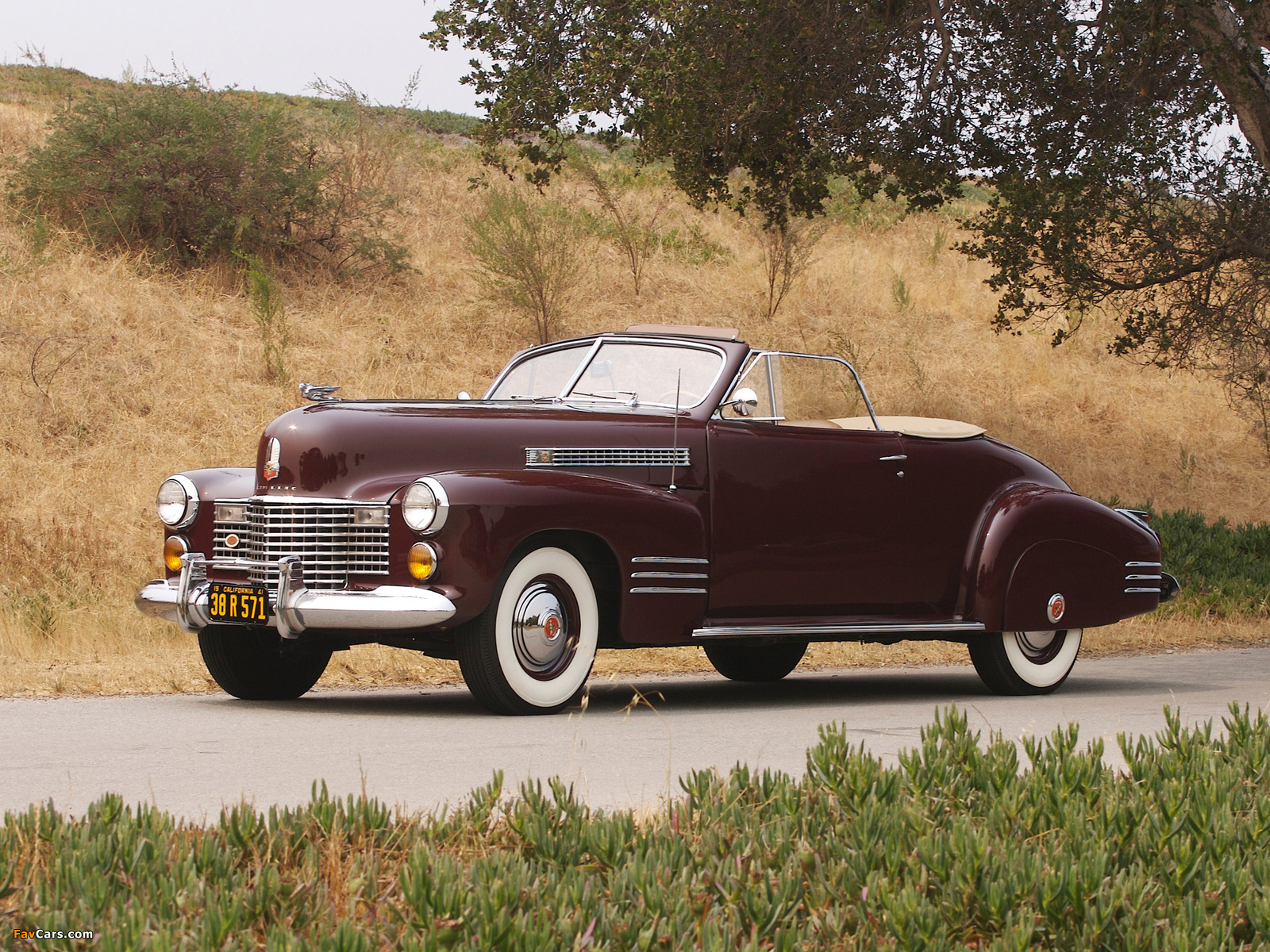 Cadillac Sixty-Two Convertible Coupe by Fleetwood 1941 wallpapers (1600 x 1200)