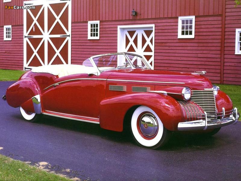 Cadillac Custom Convertible by Bohman & Schwartz 1940 wallpapers (800 x 600)