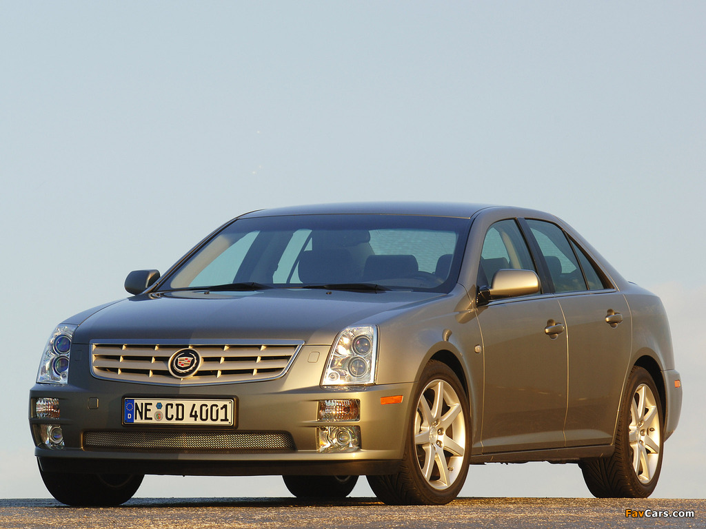 Cadillac STS 2005–07 wallpapers (1024 x 768)
