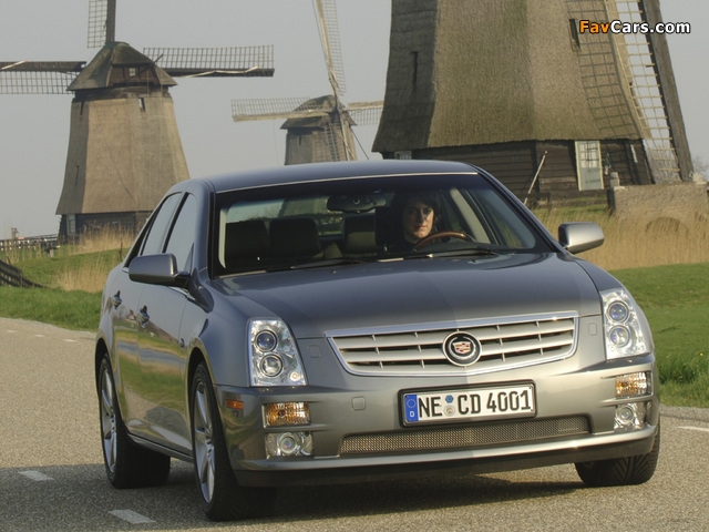 Cadillac STS 2005–07 wallpapers (640 x 480)