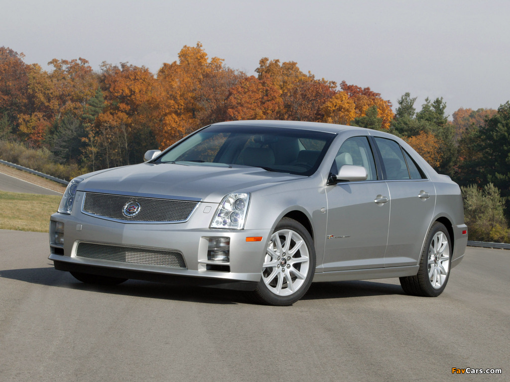 Cadillac STS-V 2005–09 wallpapers (1024 x 768)