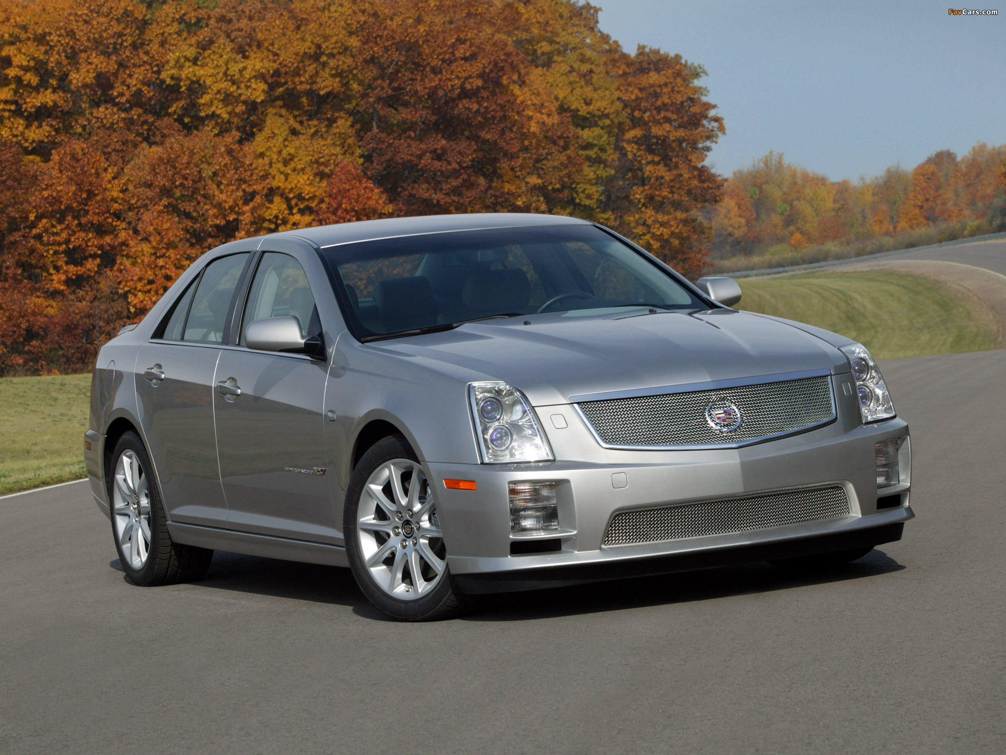 Cadillac STS-V 2005–09 wallpapers (2048 x 1536)