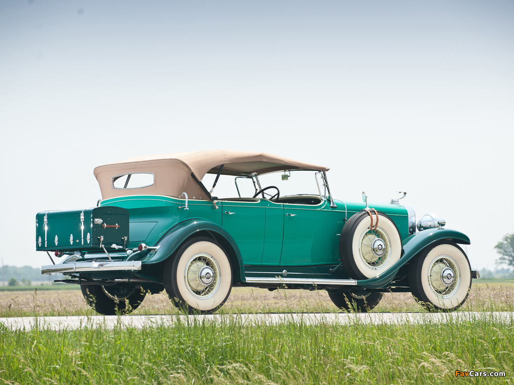 Cadillac V12 370-A Phaeton by Fleetwood 1931 wallpapers (1024 x 768)