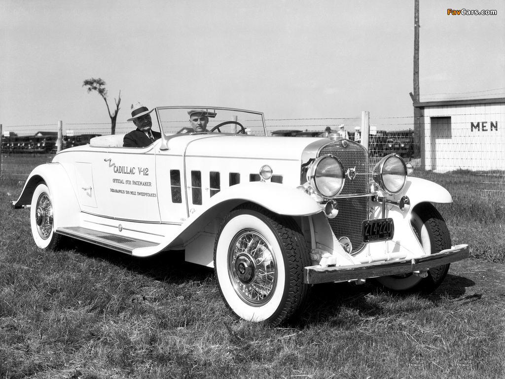Cadillac V12 370-A Convertible Indy 500 Pace Car 1931 wallpapers (1024 x 768)
