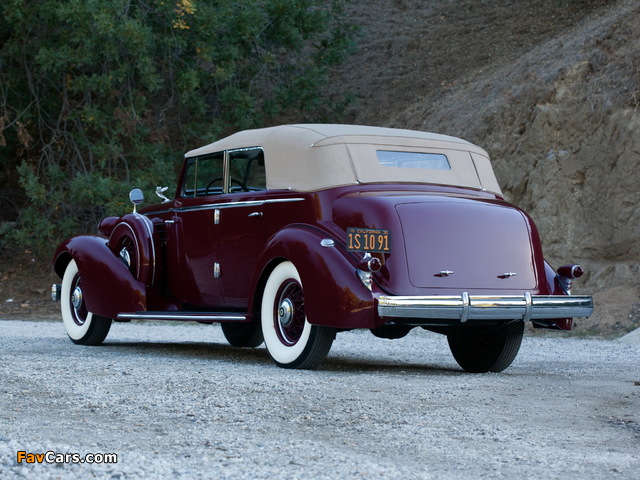 Cadillac V12 370-D Convertible Sedan by Fleetwood 1935 pictures (640 x 480)