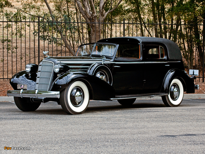 Cadillac V12 370-D Town Cabriolet by Fleetwood 1935 pictures (800 x 600)