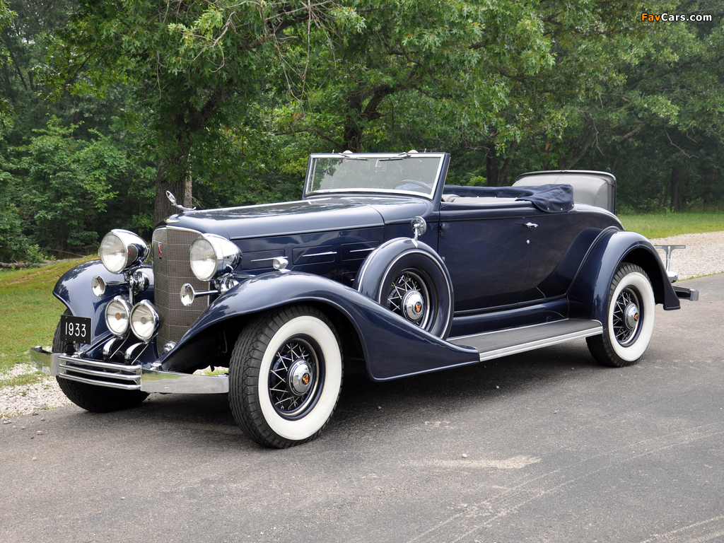 Images of Cadillac V12 370-C Convertible Coupe 1933 (1024 x 768)