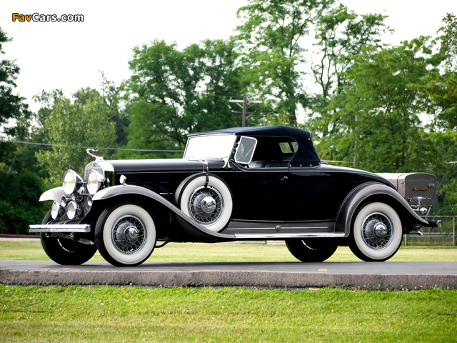 Cadillac V12 370-A Roadster by Fleetwood 1931 wallpapers (640 x 480)