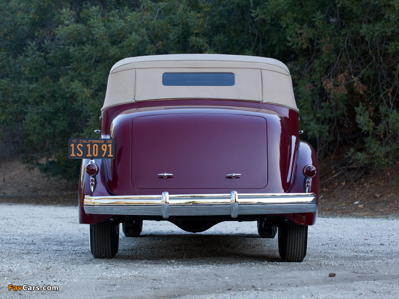 Cadillac V12 370-D Convertible Sedan by Fleetwood 1935 wallpapers (800 x 600)