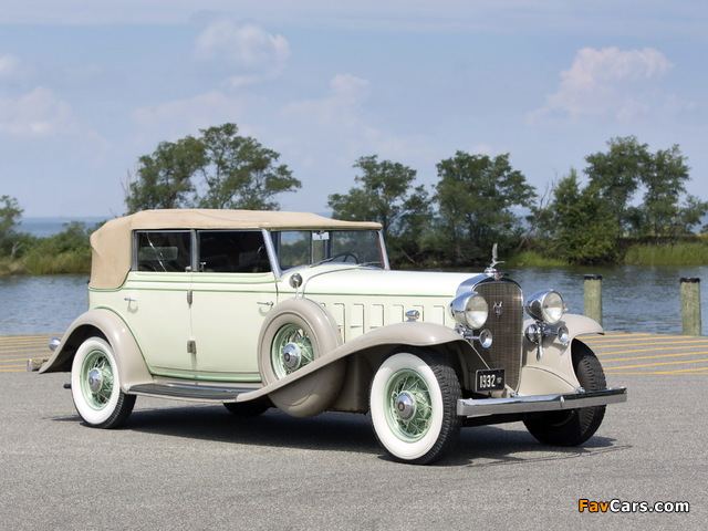 Cadillac V16 452-B All Weather Phaeton by Fisher (32-16-273) 1932 wallpapers (640 x 480)