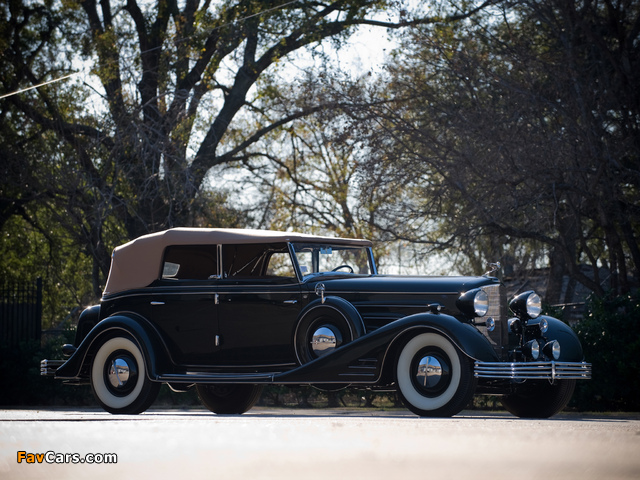 Cadillac V16 Convertible Phaeton by Fleetwood 1933 photos (640 x 480)