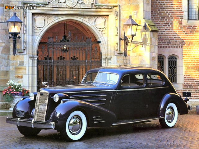 Cadillac V16 Series 90 Aerodynamic Coupe by Fleetwood 1936 wallpapers (640 x 480)