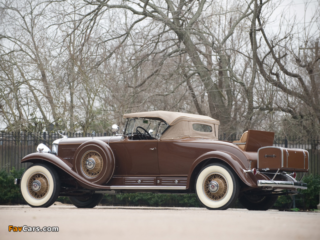 Cadillac V16 452/452-A Roadster by Fleetwood 1930–31 wallpapers (640 x 480)