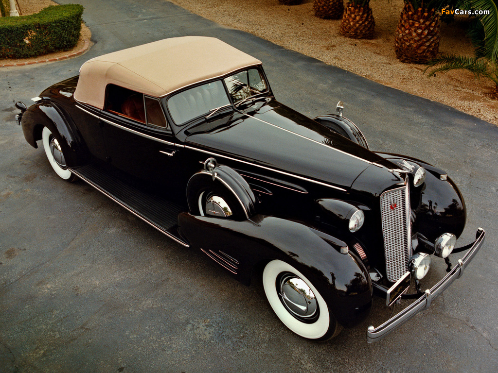 Cadillac V16 Series 90 Convertible Coupe 1936 wallpapers (1024 x 768)