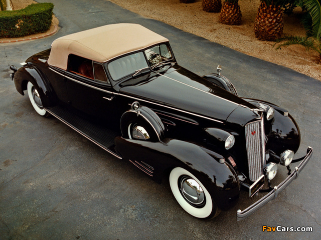 Cadillac V16 Series 90 Convertible Coupe 1936 wallpapers (640 x 480)