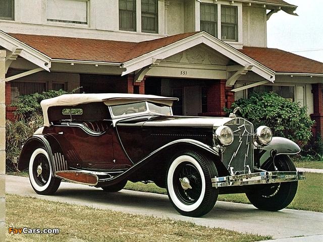 Isotta-Fraschini Tipo 8A Dual Cowl Phaeton by Castagna 1930 wallpapers (640 x 480)