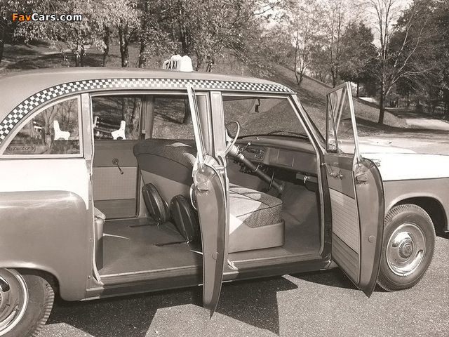 Checker Model A8 Taxi Cab 1956 wallpapers (640 x 480)