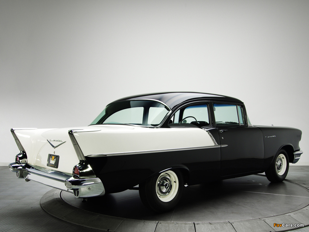 Chevrolet 150 2-door Sedan (1502-1211) 1957 wallpapers (1024 x 768)