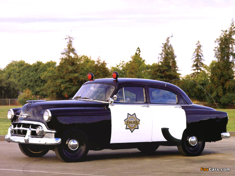 Chevrolet 150 Special 4-door Sedan Police (1503-1269) 1953 wallpapers (800 x 600)
