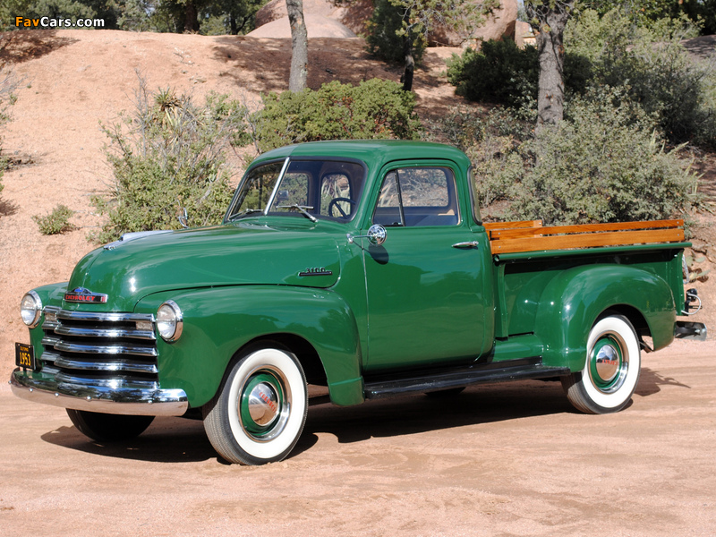 Chevrolet 3100 Pickup (H-3104) 1953 pictures (800 x 600)