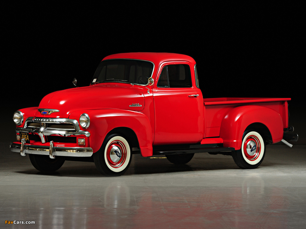 Chevrolet 3100 Pickup 1954 pictures (1024 x 768)